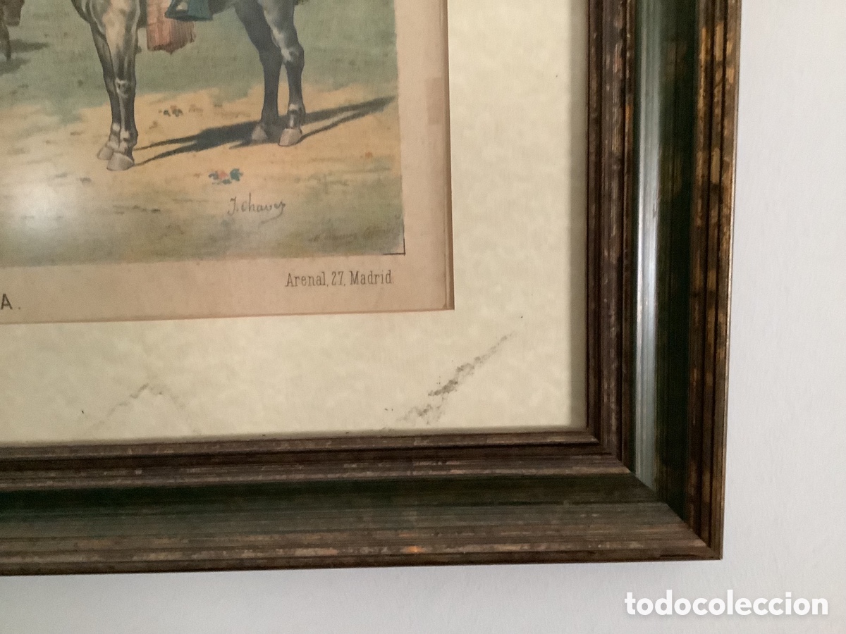 Coleccionismo: CUADRO DE LA LIDIA. EN V&Iacute;SPERAS DE LA CORRIDA - Foto 3