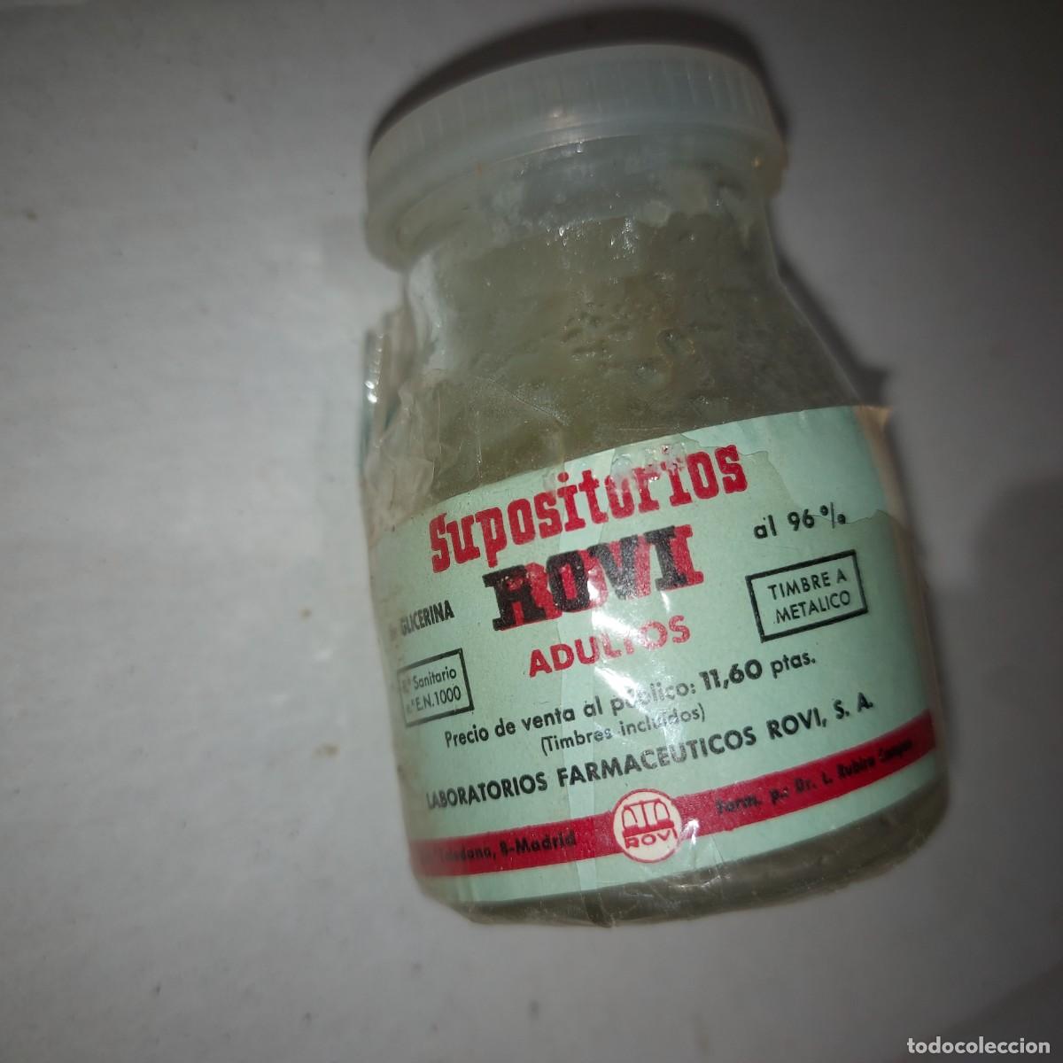 Coleccionismo: ANTIGUO MEDICAMENTO DE FARMACIA, SUPOSITORIOS ROVI