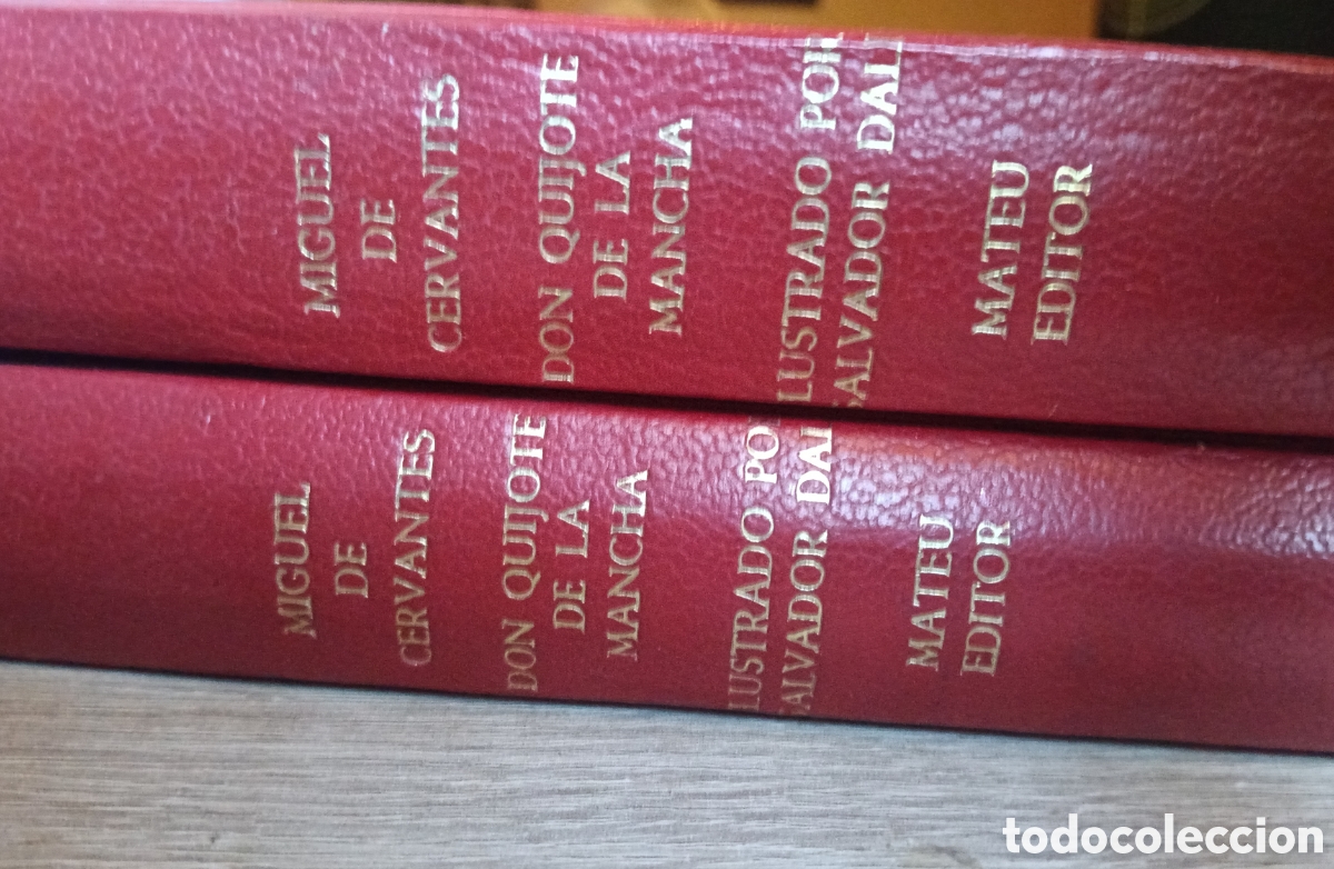 Coleccionismo: Dos vol&uacute;menes Miguel De Cervantes