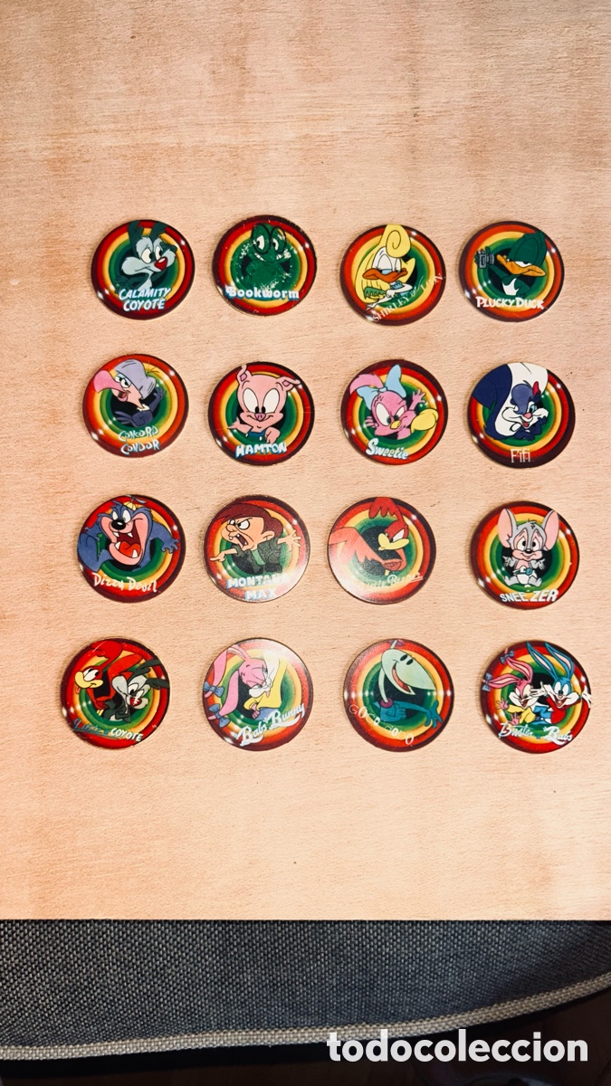 Coleccionismo: COLECCI&Oacute;N DE TAZOS MATUTANO LOONEY TUNES &ndash; A&Ntilde;OS 90 &ndash; MUY BUEN ESTADO