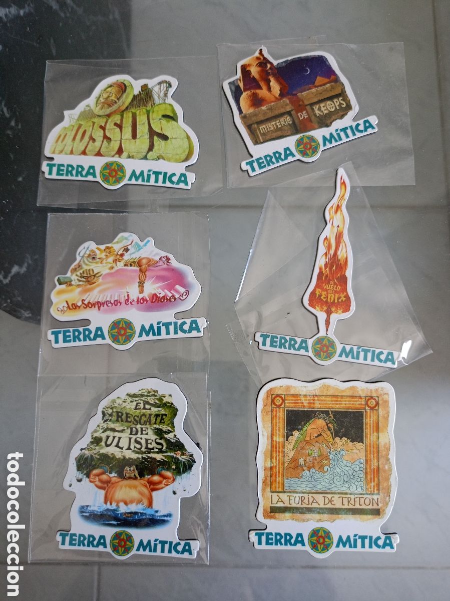 Coleccionismo: Lote de 6 imanes Terra m&iacute;tica