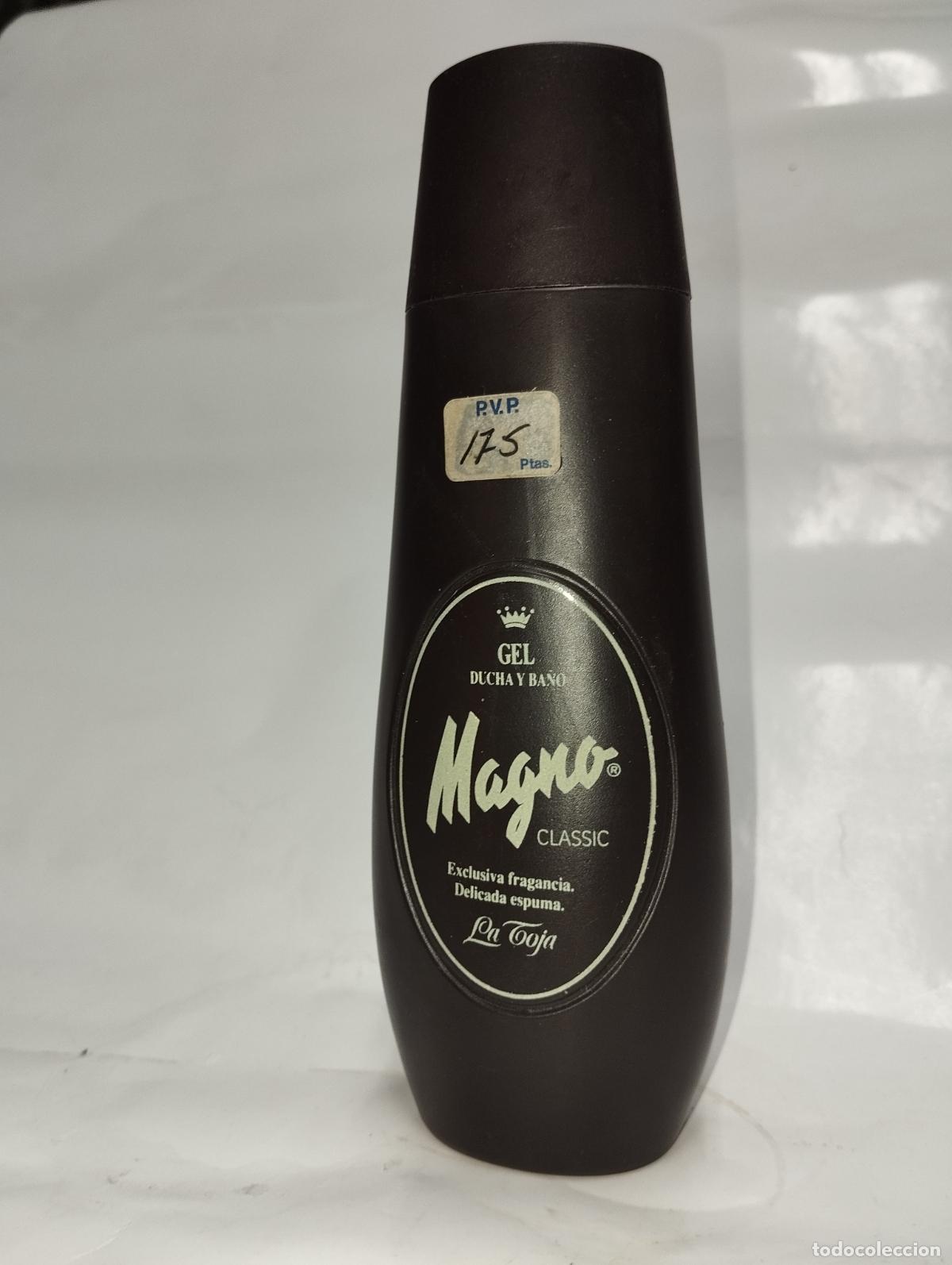 Coleccionismo: Bote de gel de ba&ntilde;o Magno de la Toja vintage