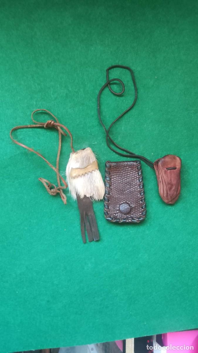 Coleccionismo: Lote de bolsitos o monederos de cuero