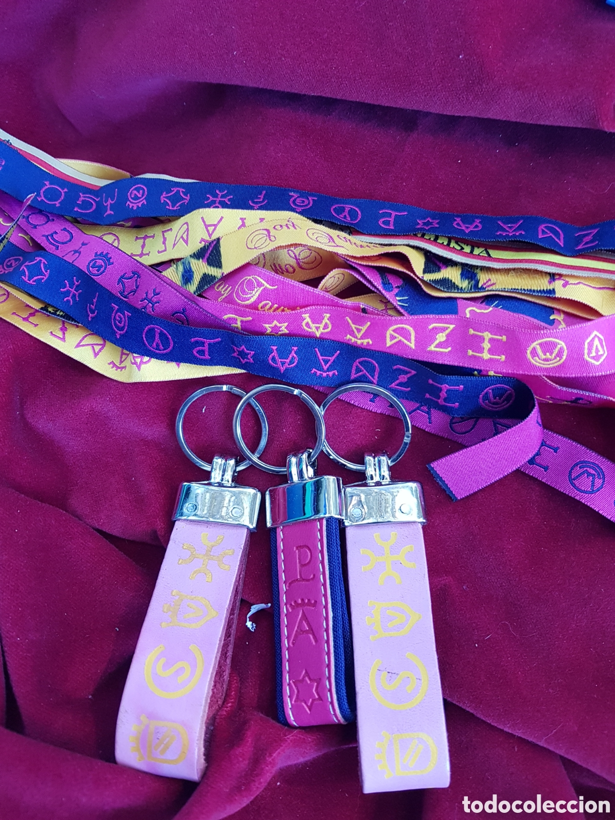 Coleccionismo: LOTE DE 10 PULSERAS Y 3 LLAVEROS TEMA TAURINO