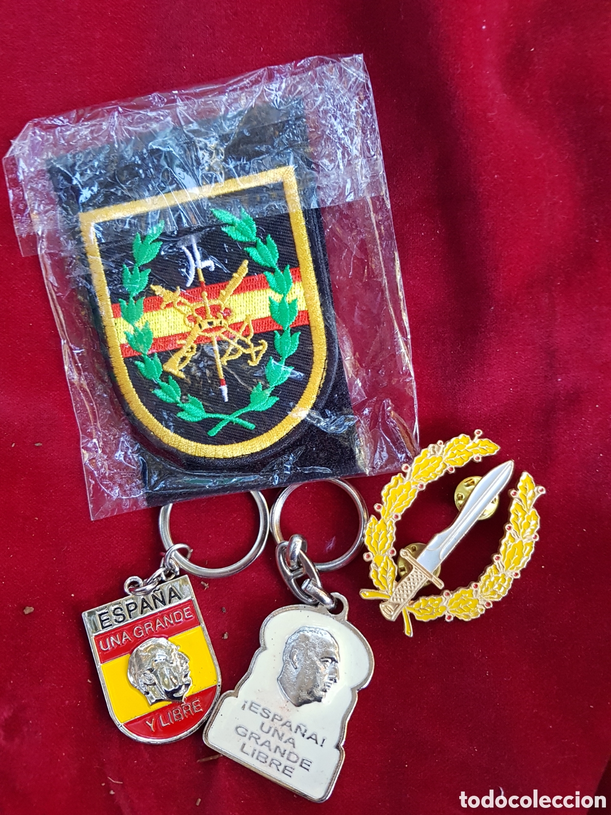 Coleccionismo: LOTE MILITAR LEGION COES FRANCO