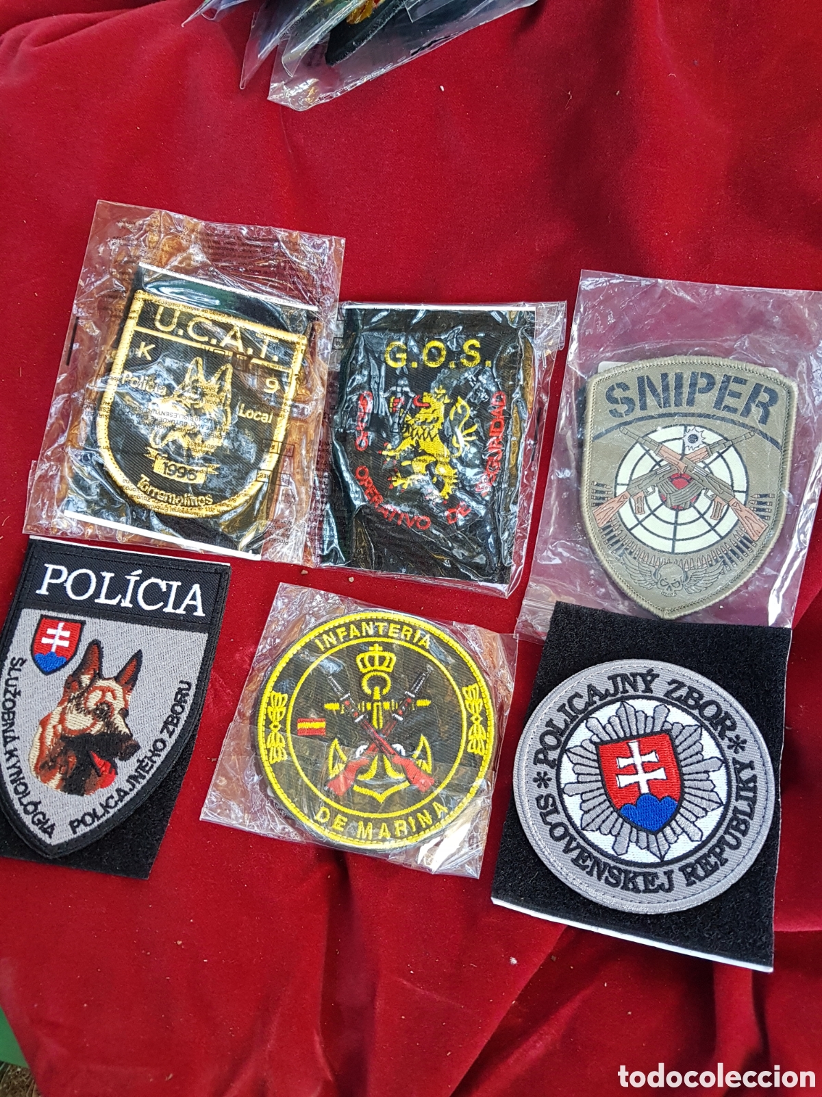 Coleccionismo: LOTE DE PARCHES MILITARES BORDADOS CON VELCRO