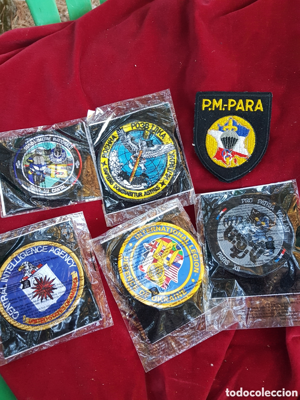 Coleccionismo: LOTE DE PARCHES MILITARES BORDADOS