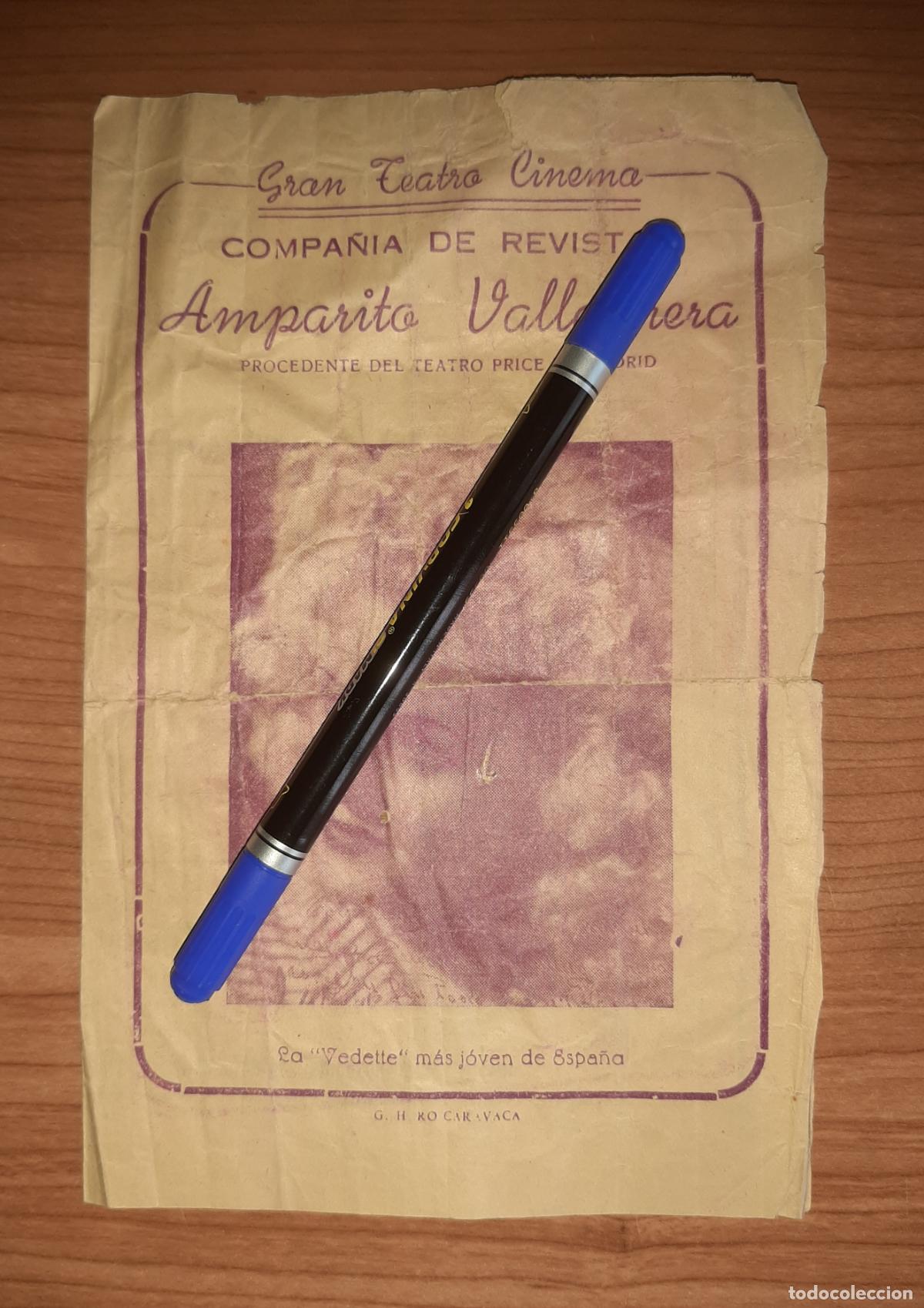 Coleccionismo: PROGRAMA CARAVACA GRAN TEATRO CINEMA 1950 COMPA&Ntilde;IA AMPARITO VALLCANERA