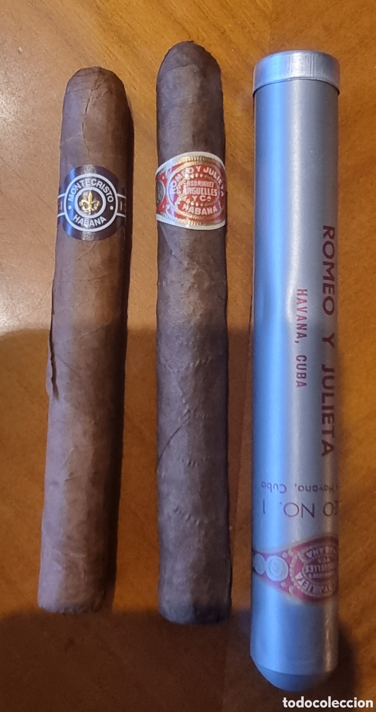 Coleccionismo: Dos puros Habanos Cuba Habana Montecristo Romeo y Julieta
