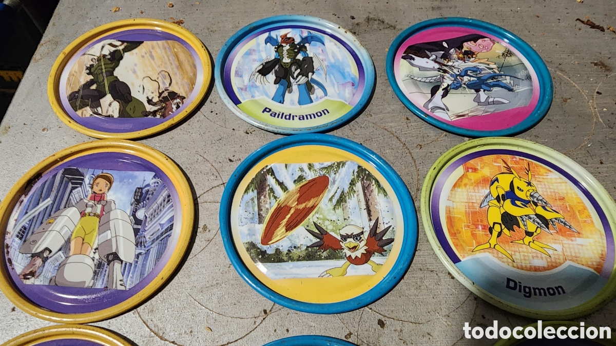 Coleccionismo: Lote 9 Metal Rappers Digimon 2001 Magic Box Int. (Excelente Estado)