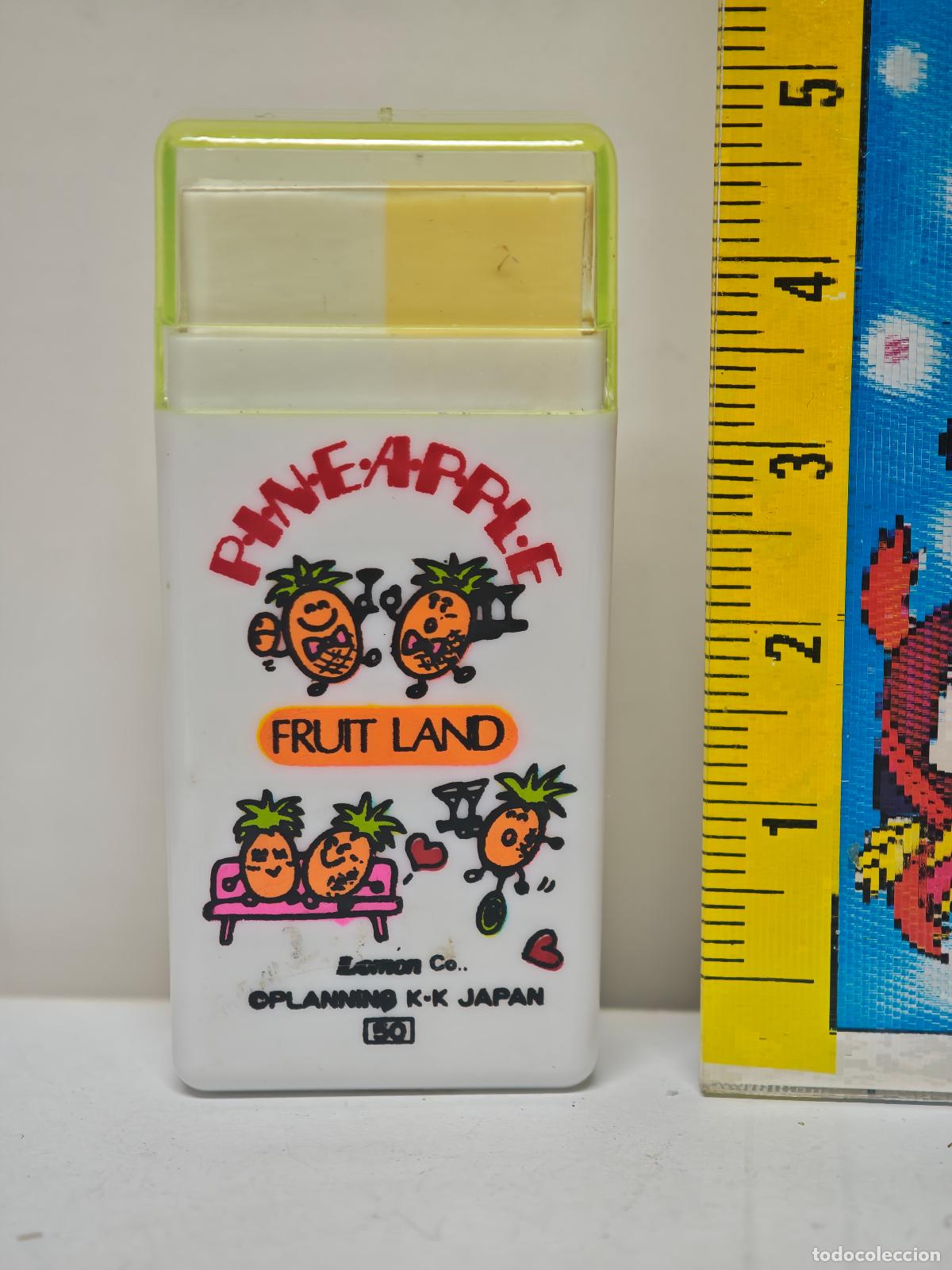 Coleccionismo: ANTIGUA GOMA DE BORRAR TIPO BOLI FRUTAS MADE EN JAPAN