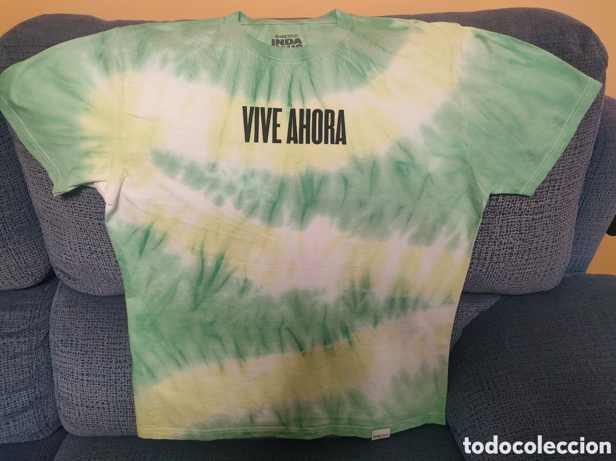 Colecionismo: Camiseta de Ron Barcel&oacute; Inda Jaus Dominicano. Vive Ahora. Talla M.