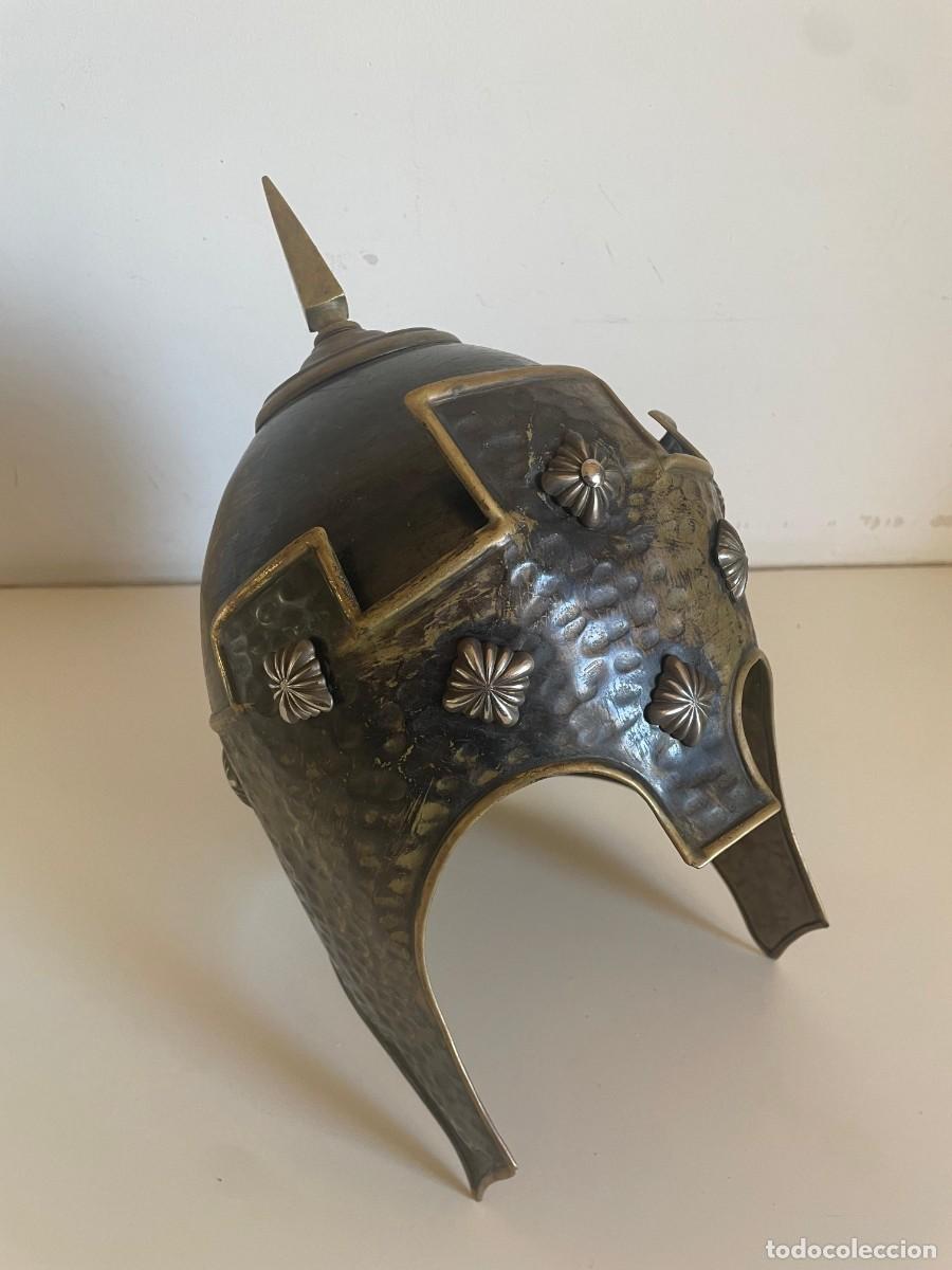Coleccionismo: Casco original de la Comparsa Cruzados de Ontinyent - mediados 70