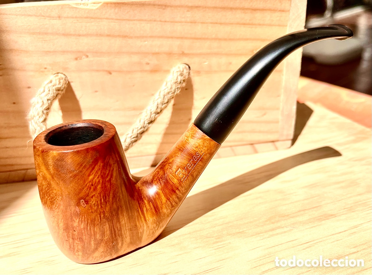 Coleccionismo: Pipa vintage Everest &rdquo;EXTRA&rdquo; - Brezo Natural (Lista para usar)