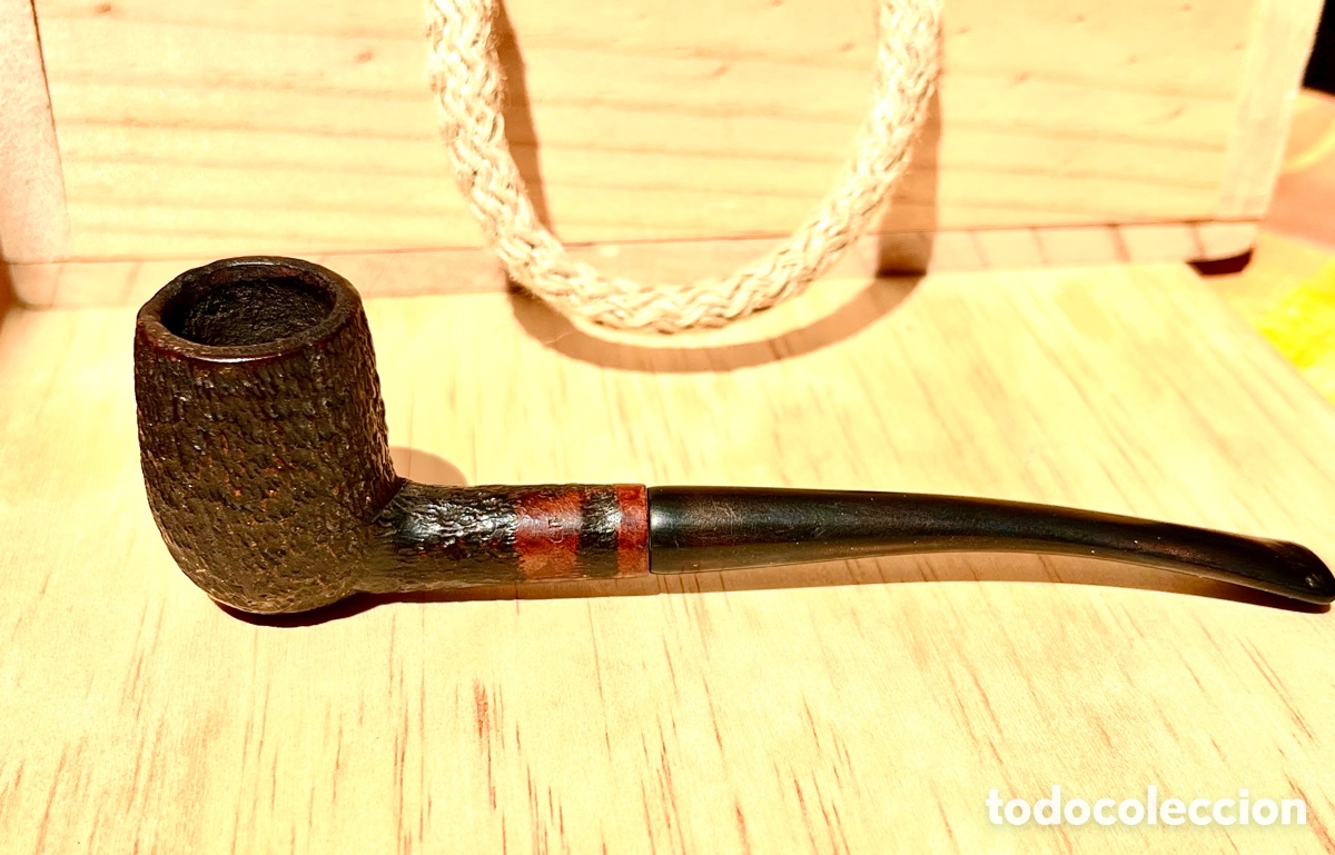 Coleccionismo: Pipa vintage Bruken Mini / Pocket - Brezo Rusticado (Limpia e Higienizada)