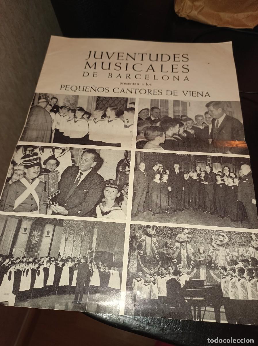 Coleccionismo: Programa conciertos Peque&ntilde;os Cantores de Viena 1969
