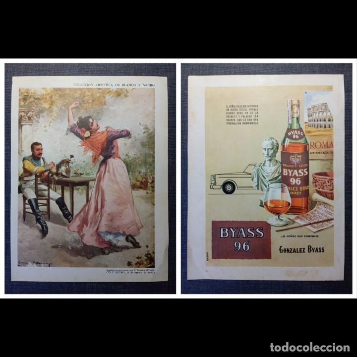 Coleccionismo: Lamina Blanco y Negro A&ntilde;os 60 Carmen la Sevillana E. Esteban 20x26cm Publicidad Byass 96