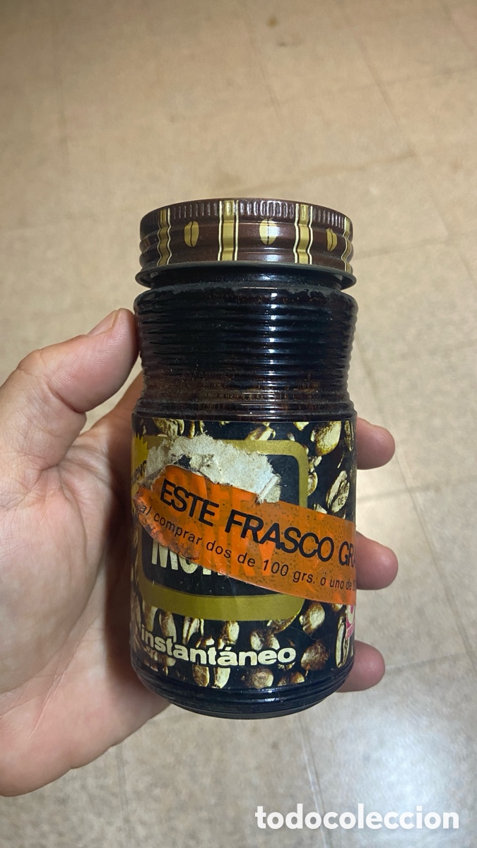 Coleccionismo: BOTE CRISTAL CAFE MONKY &ldquo;FRASCO GRATIS&rdquo;