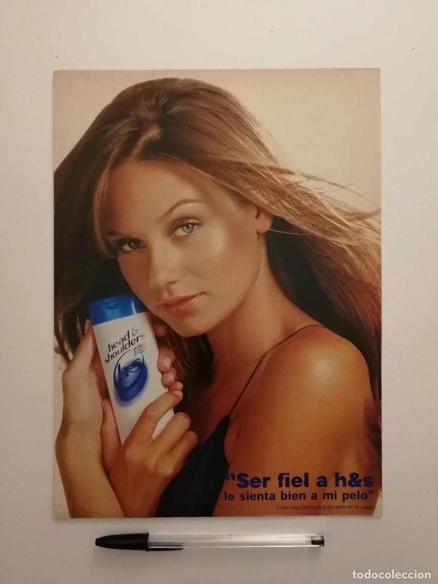 Coleccionismo: ANUNCIO ACARTONADO -A4- Head and Shoulders - CHAMPU - LAMINA PUBLICIDAD
