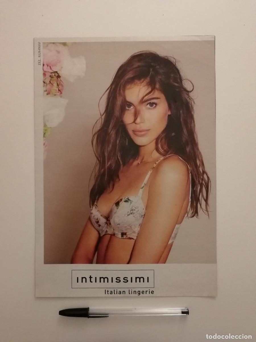 Coleccionismo: ANUNCIO ACARTONADO -A4- Intimissimi Shlomit Malka - LAMINA PUBLICIDAD - LENCERIA