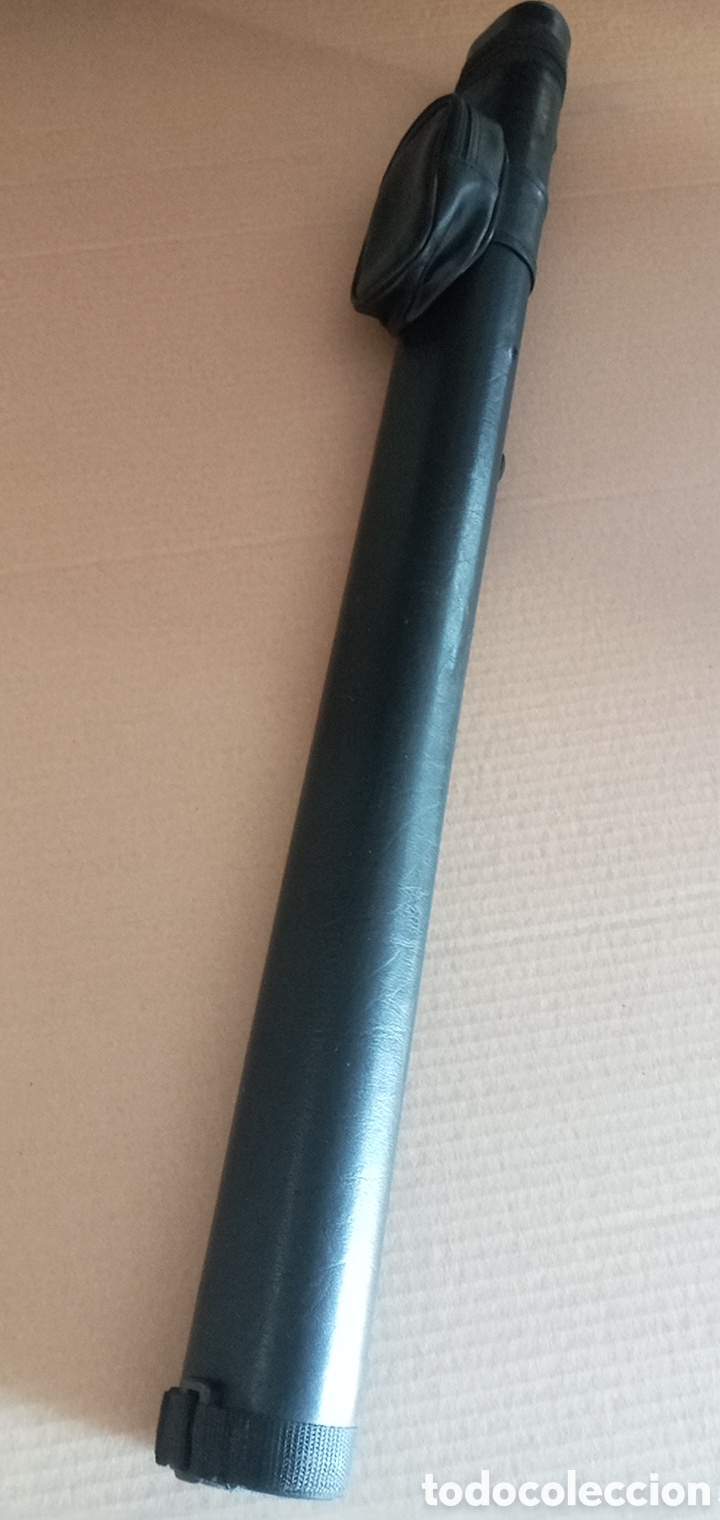 Coleccionismo: FUNDA PARA TACO DE BILLAR CON BOLSILLO - Foto 5