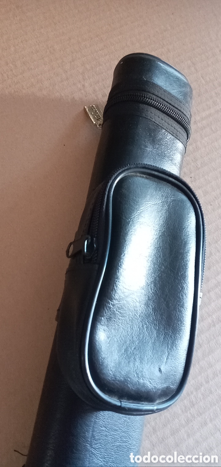 Coleccionismo: FUNDA PARA TACO DE BILLAR CON BOLSILLO - Foto 6