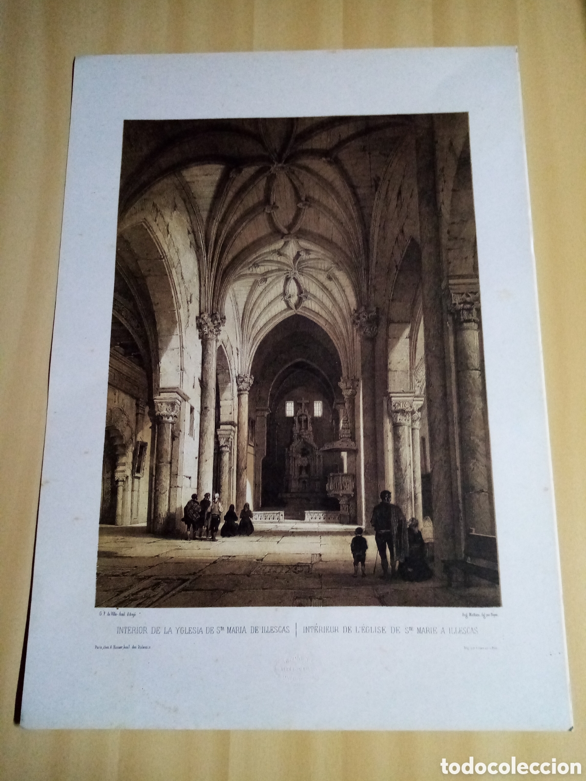 Coleccionismo: L&aacute;mina iglesia de Illescas