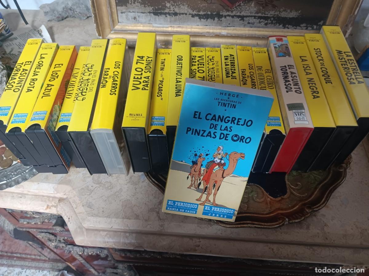 Coleccionismo: colecci&oacute;n de cintas de v&iacute;deo VHS y un fasc&iacute;culo de la famosa serie de c&oacute;mics y animaci&oacute;n &rdquo;Las aventu