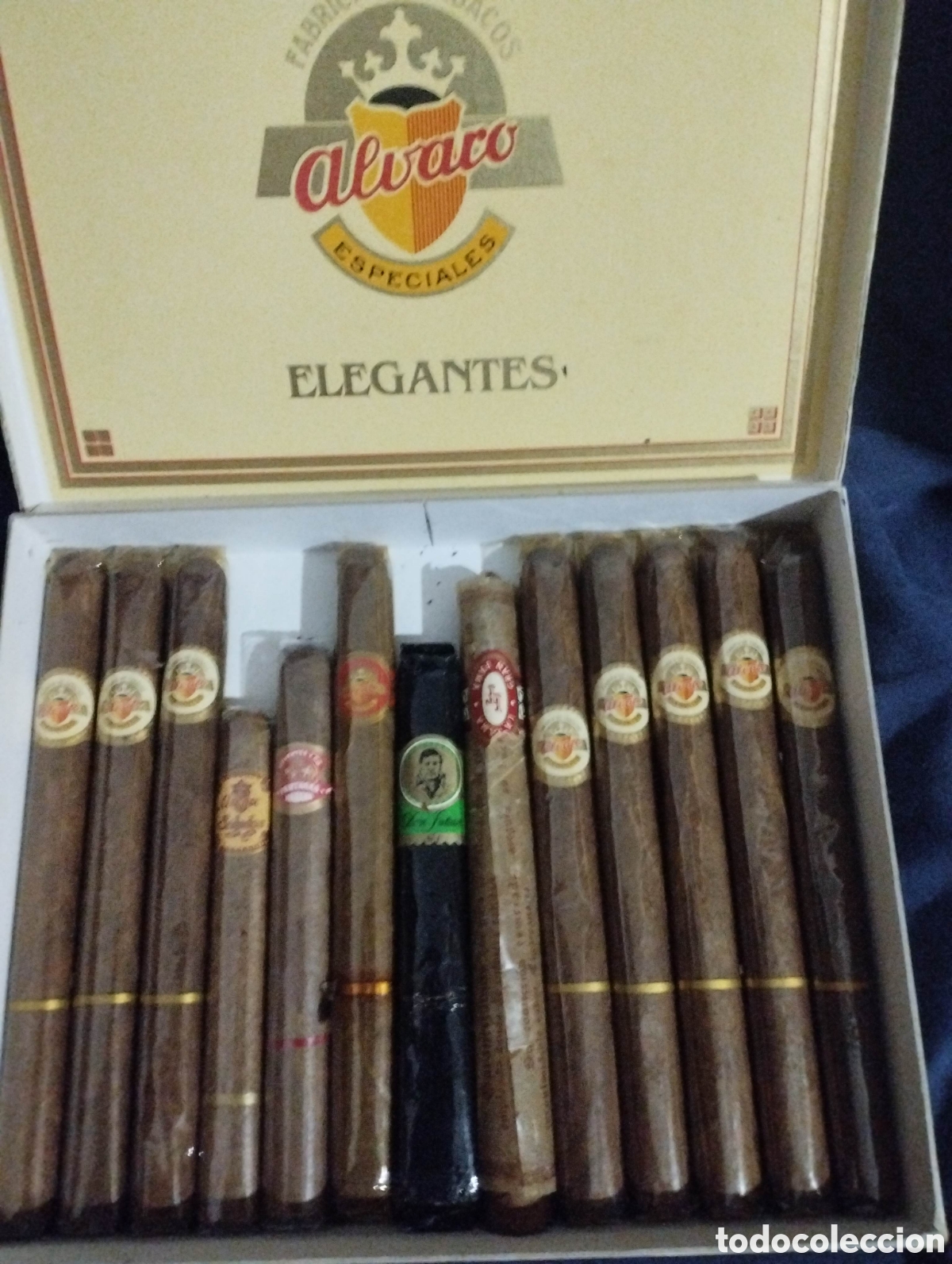 Coleccionismo: Caja Puros &Aacute;lvaroelegantes+Colecci&oacute;nVariada13puros