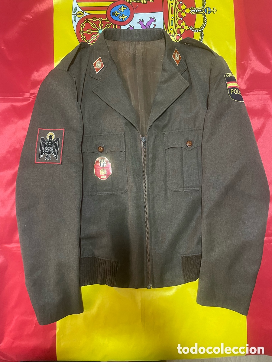 Coleccionismo: Chaqueta antigua Polic&iacute;a Nacional