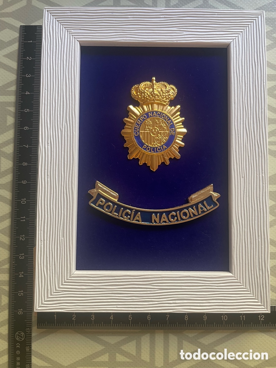 Coleccionismo: Cuadro conmemorativo Policial