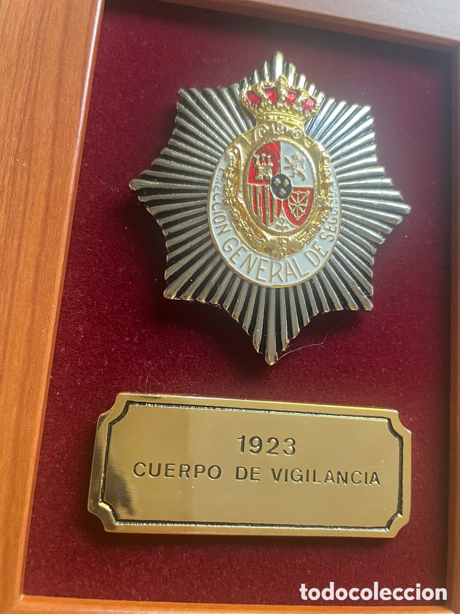 Coleccionismo: Cuadro Cuerpo de Vigilancia