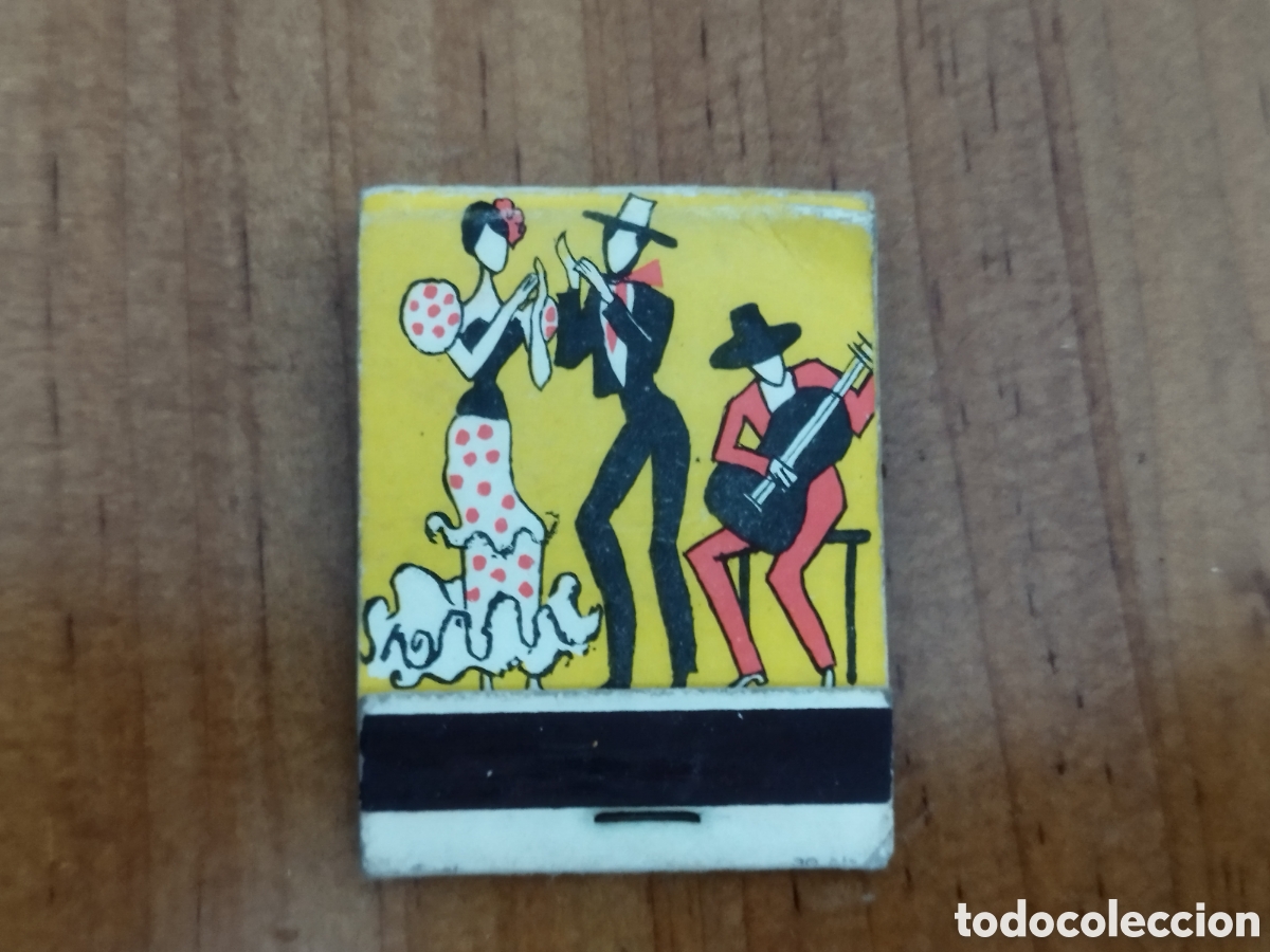 Coleccionismo: Caja de cerillas flamenco