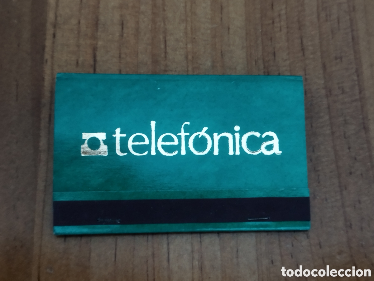 Coleccionismo: Caja de cerillas telefonica