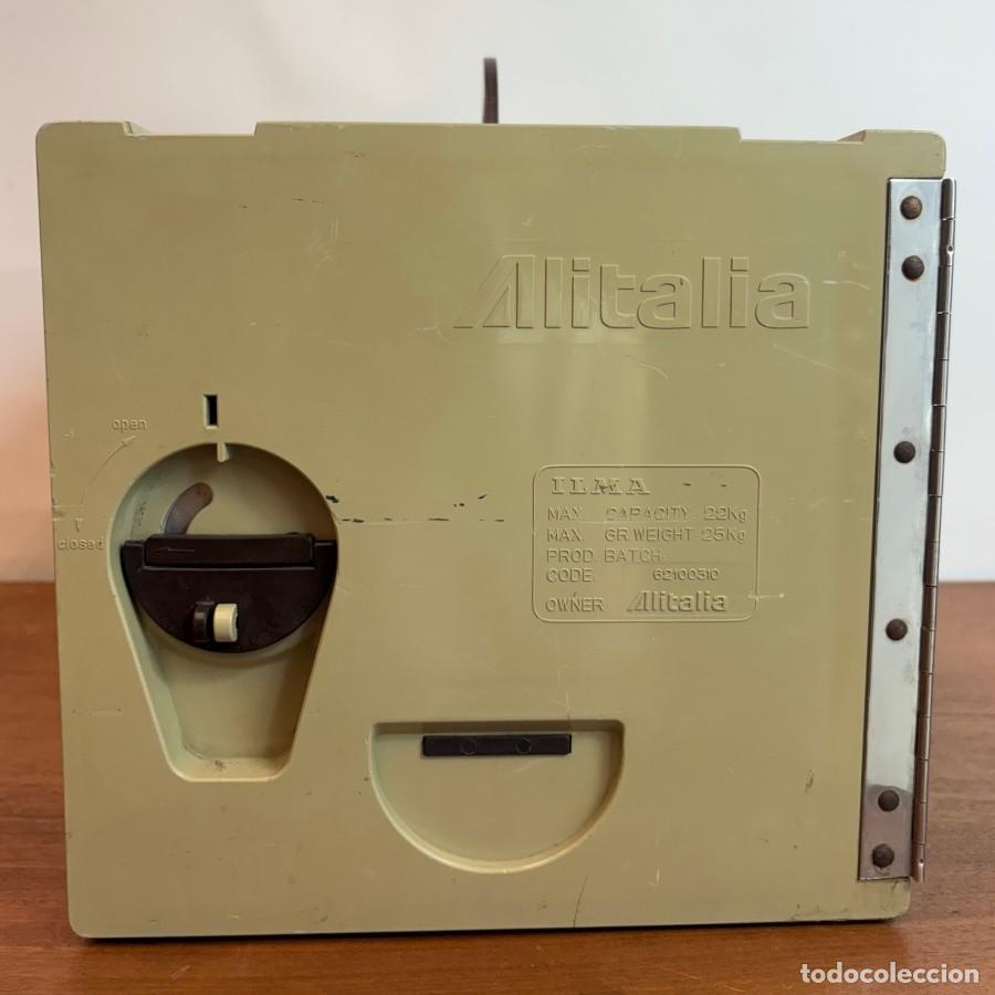 Coleccionismo: Contenedor Met&aacute;lico Alitalia