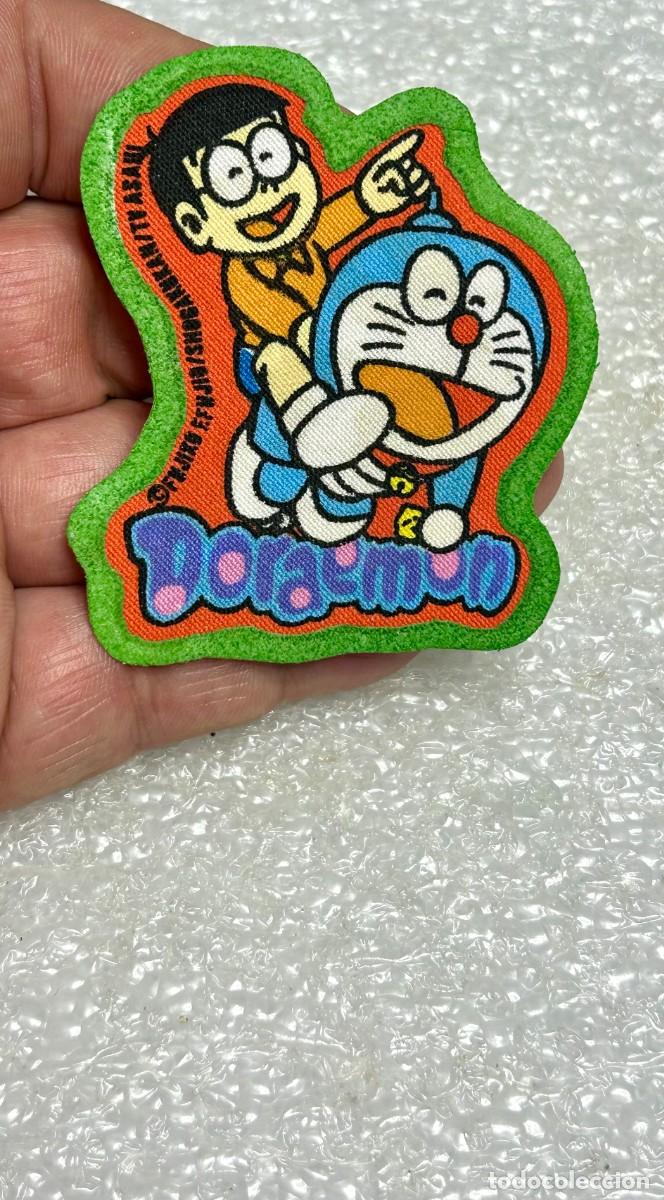 Coleccionismo: 4247.Parche textil de Doraemon, el famoso felino c&oacute;smico, acompa&ntilde;ado por su amigo Nobita Nobi