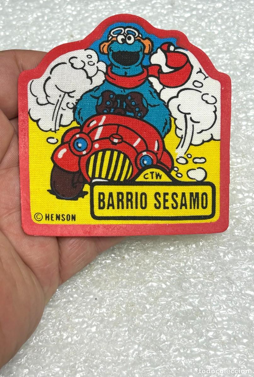 Coleccionismo: 4253.Parche textil del Monstruo de las Galletas (conocido tradicionalmente en Espa&ntilde;a como Triki)