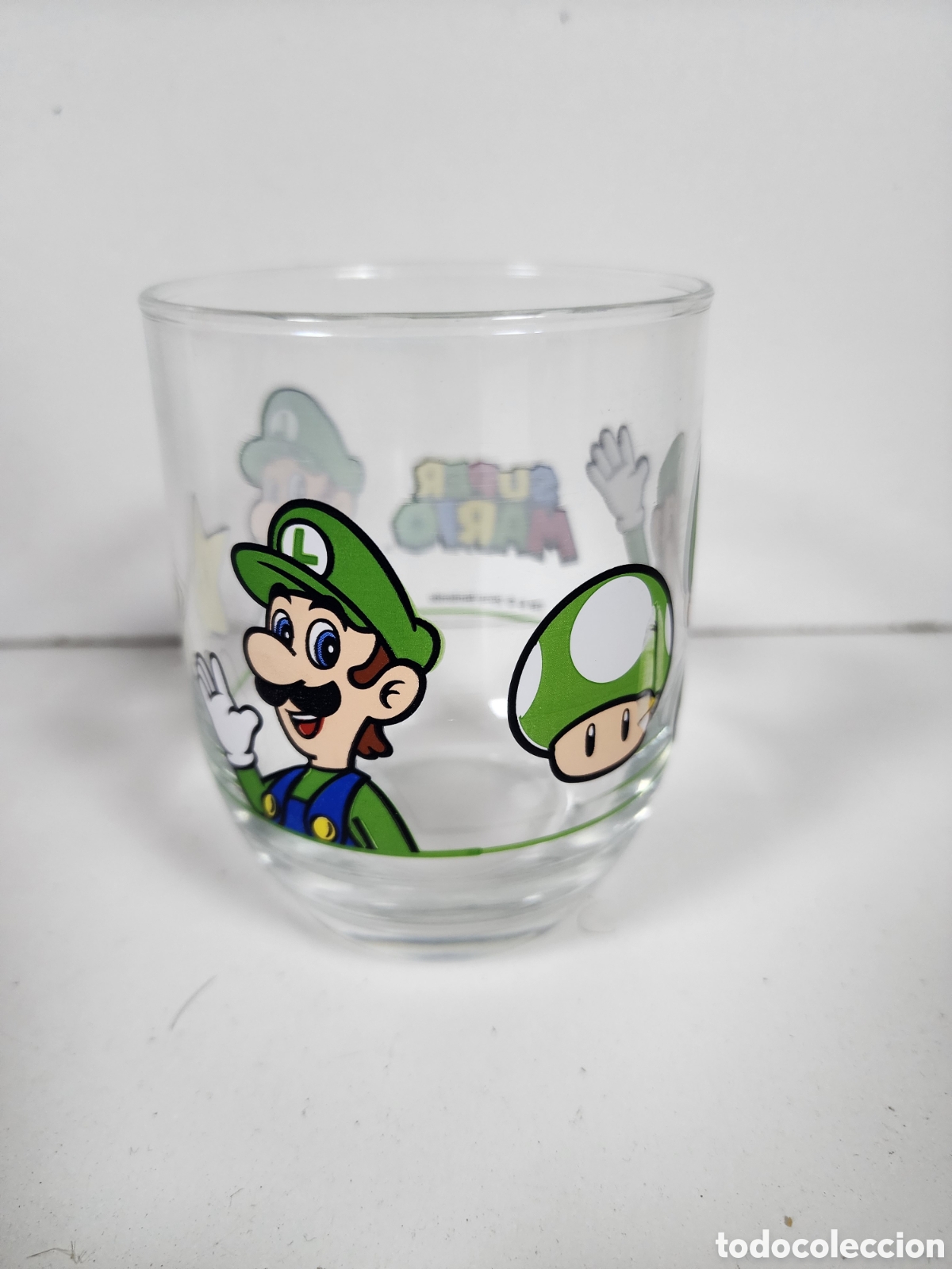 Coleccionismo: Vaso nocilla super Mario luiggi