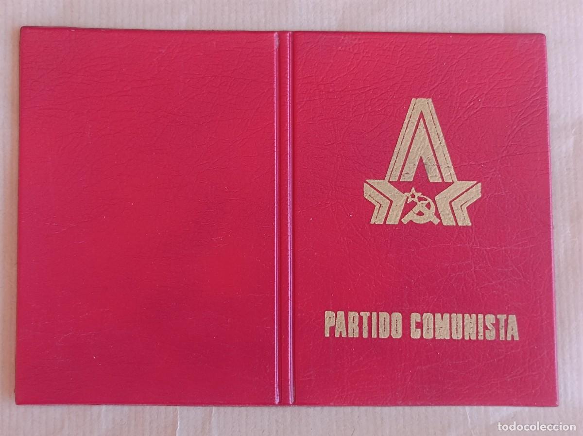 Coleccionismo: FUNDA CARNET O PORTA DOCUMENTOS PARTIDO COMUNISTA LOTE 2