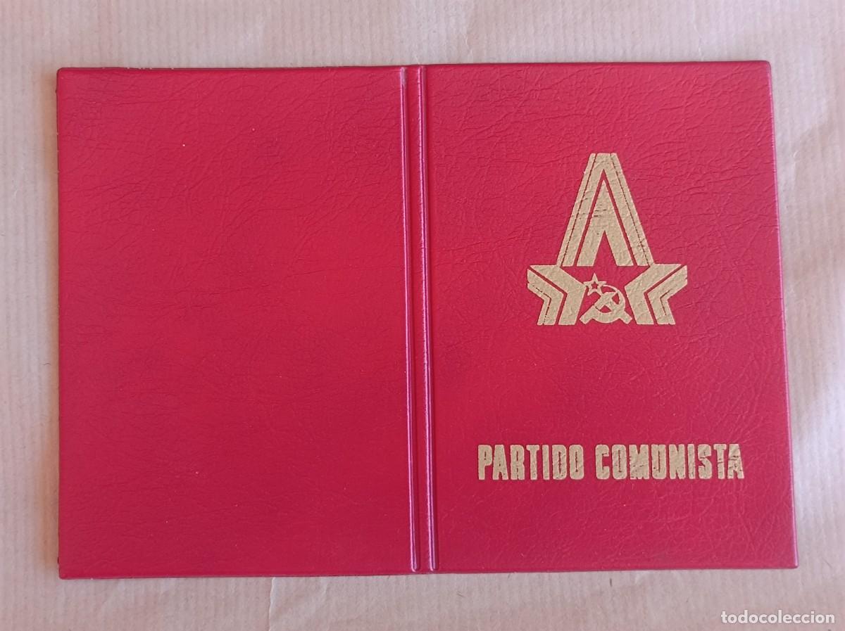 Coleccionismo: FUNDA CARNET O PORTA DOCUMENTOS PARTIDO COMUNISTA LOTE 4