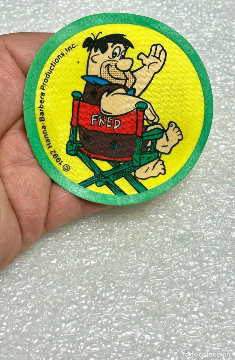 Coleccionismo: 4254.Parche textil de Pedro Picapiedra (Fred Flintstone)