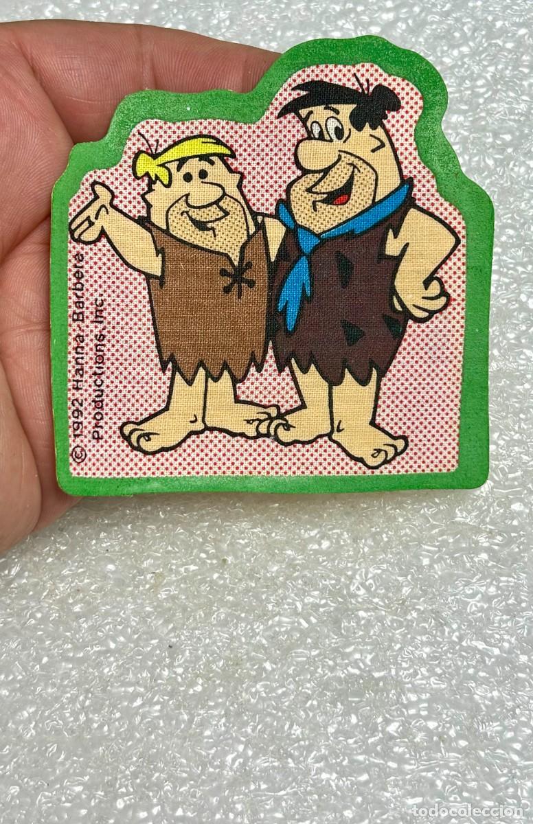 Coleccionismo: 4257.Parche textil Pedro Picapiedra y Pablo M&aacute;rmol serie Los Picapiedra (The Flintstones)