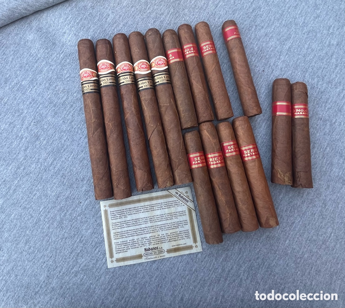 Coleccionismo: Lote de 15 puros habanos Romeo y Julieta, Partag&aacute;s.