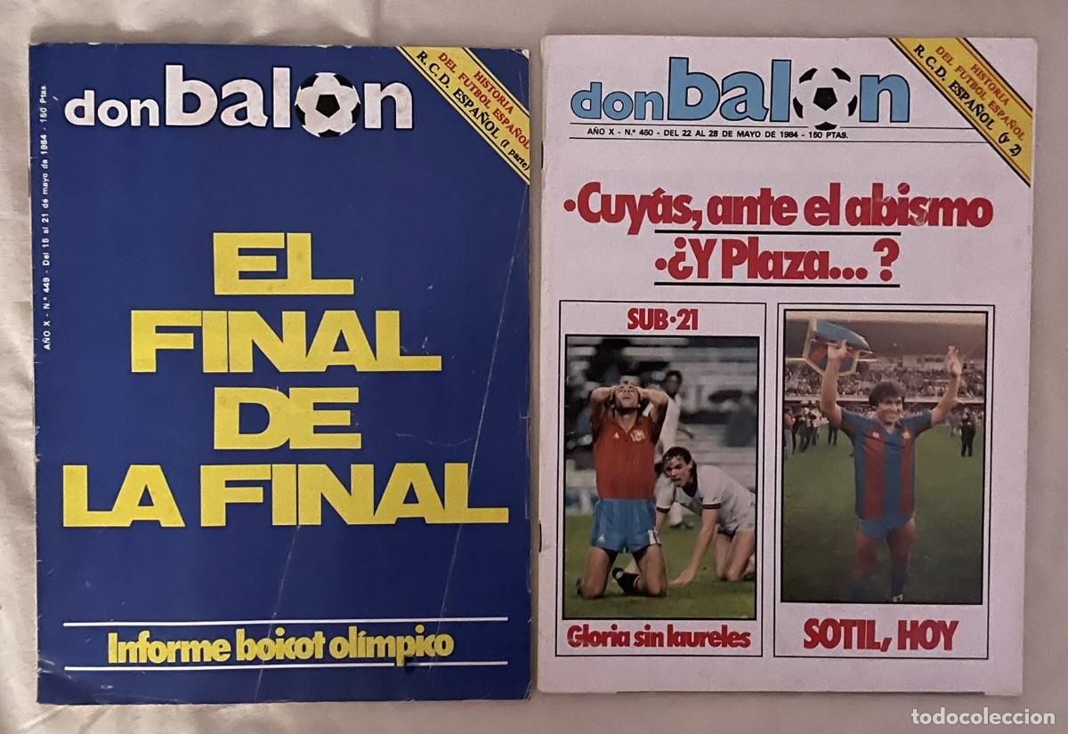 Coleccionismo: Lote / Revistas Don Bal&oacute;n (Mayo 1984)