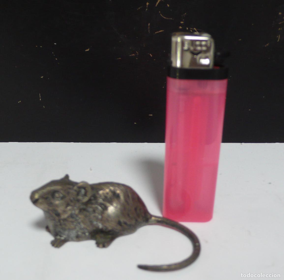 Coleccionismo: PEQUE&Ntilde;O RATON DE METAL