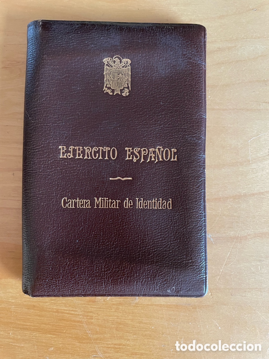 Coleccionismo: Antigua cartera militar ej&eacute;rcito Tierra