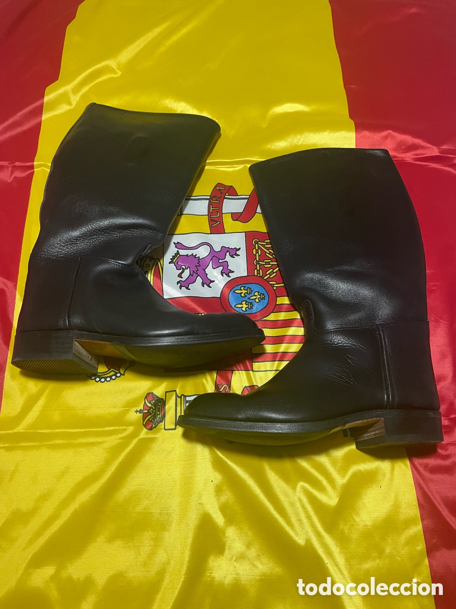 Coleccionismo: Botas antigua Guardia Civil de Tr&aacute;fico
