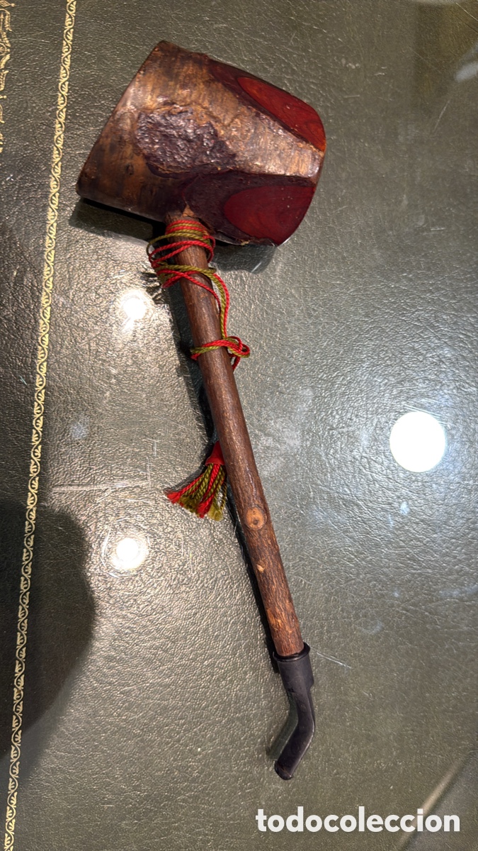 Coleccionismo: OBJETO DECORATIVO ARTESANO MADERA PIPA