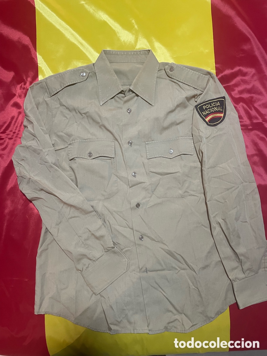 Coleccionismo: Antigua camisa Polic&iacute;a Nacional 1978
