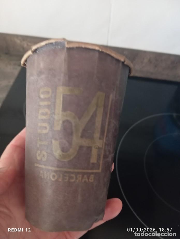 Coleccionismo: VASO CARTON ESTUDIO 54 BARCELONA